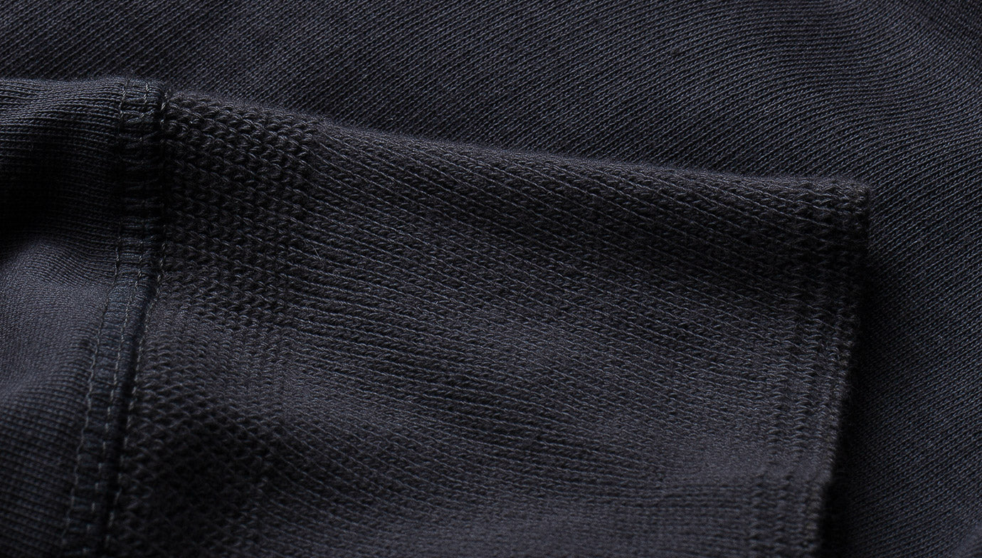 Long Sleeve Henley - charcoal