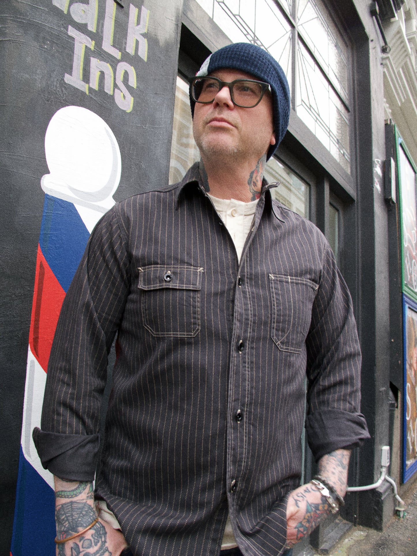 Black Wabash LS Shirt