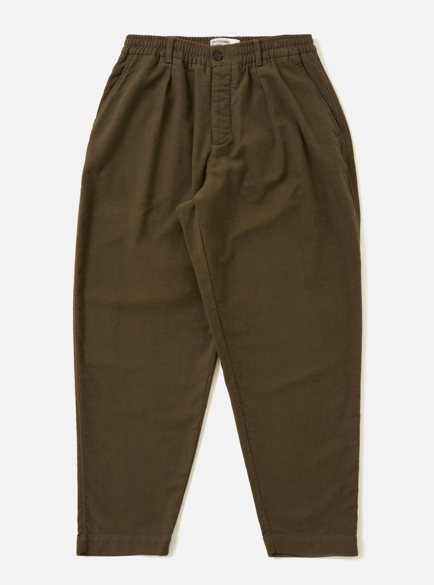 Pleated Trackpant - Moleskin