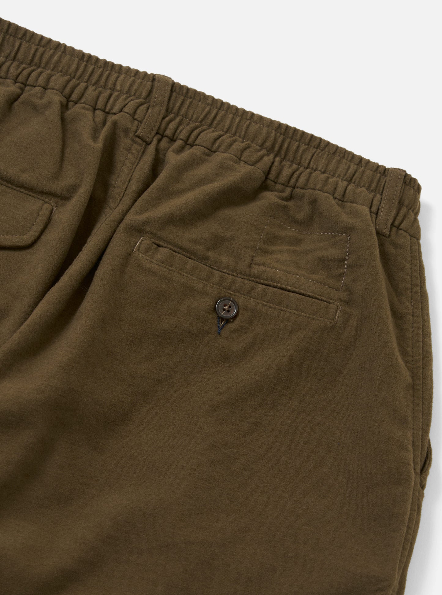 Pleated Trackpant - Moleskin