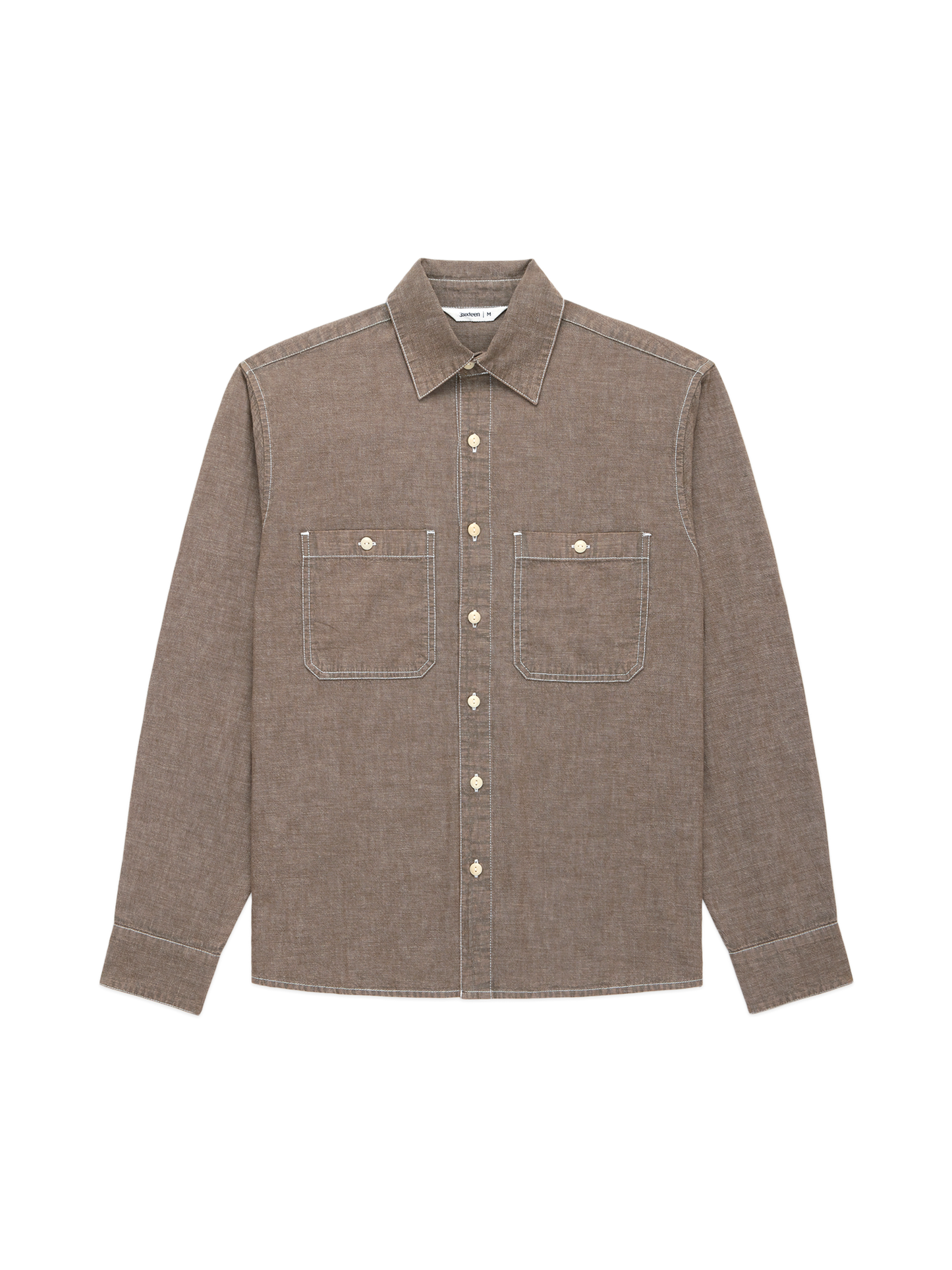 Utility Shirt - Brown Chambray