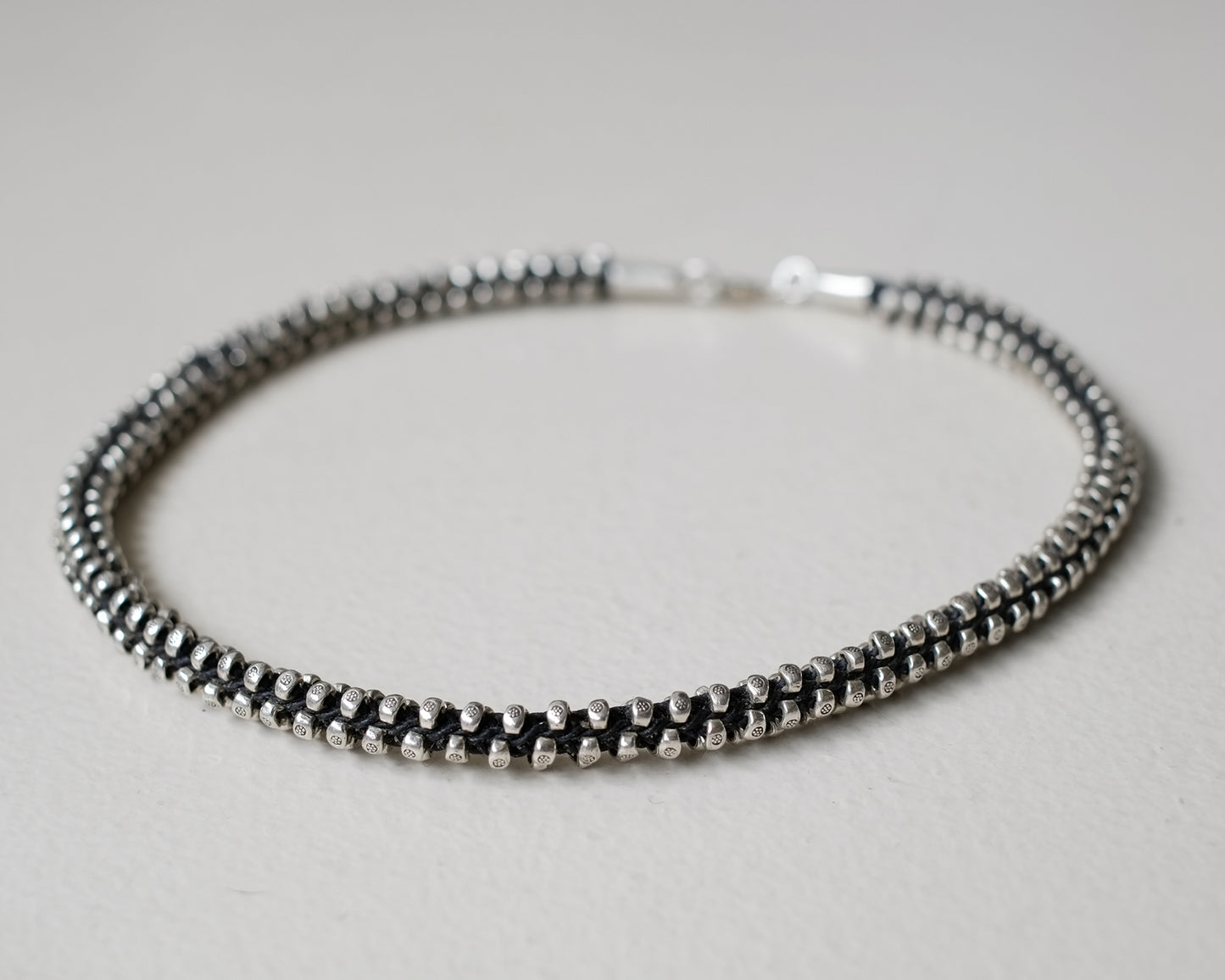 Braided Silver Choker