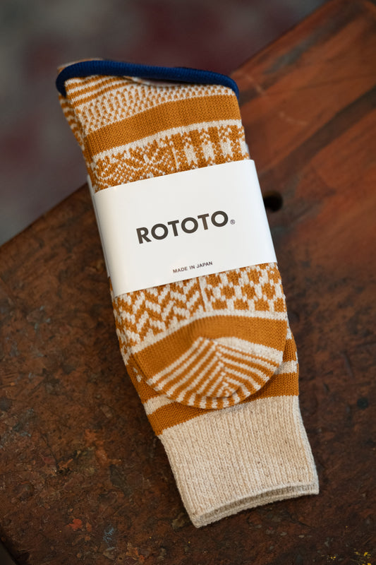 Multi Jacquard Crew Socks