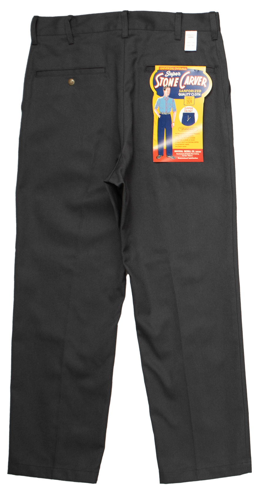 Heritage Wide Leg Work Pant - Black