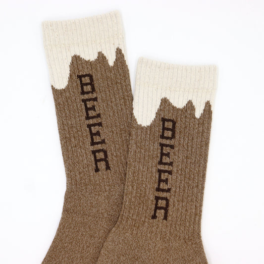 Beer Socks - Dark Brown