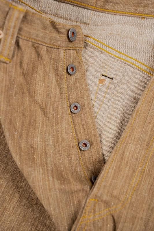 Persimmon Tannin Natural Dye Denim Jeans