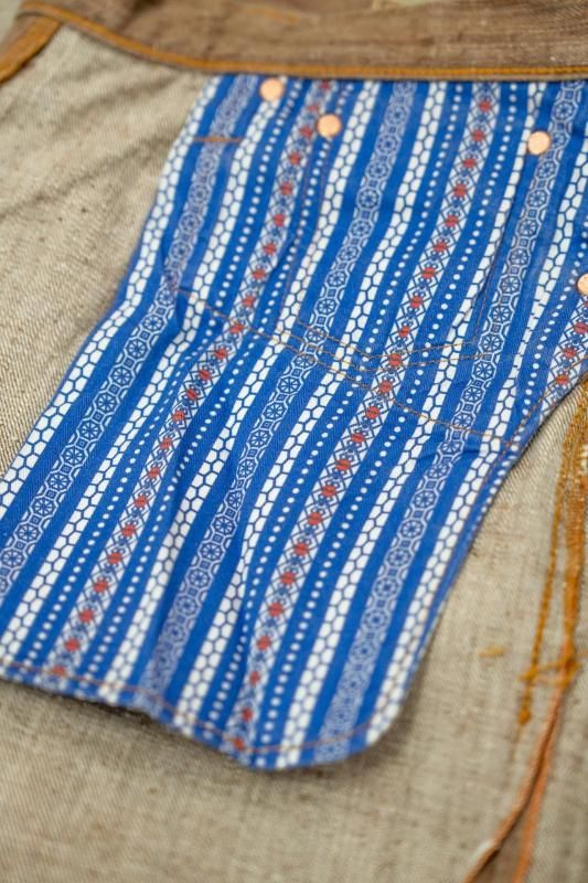 Persimmon Tannin Natural Dye Denim Jeans