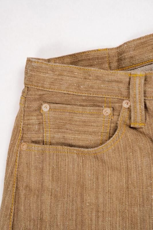 Persimmon Tannin Natural Dye Denim Jeans