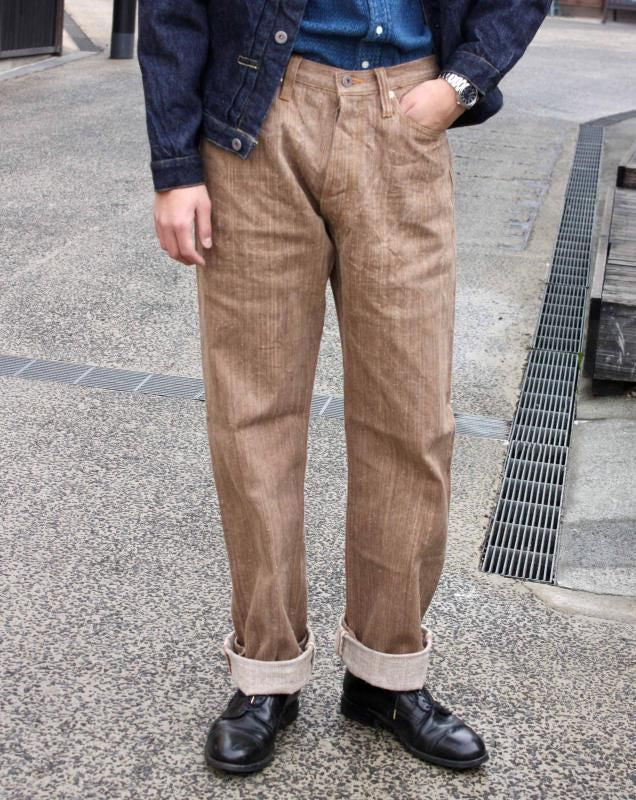 Persimmon Tannin Natural Dye Denim Jeans