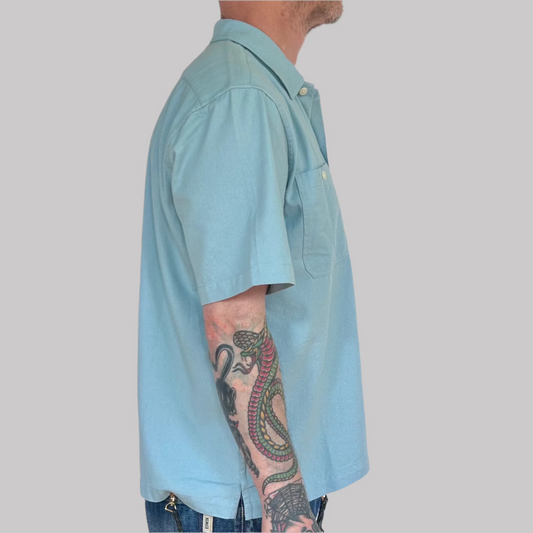 Short Sleeve Workshirt - Powder Blue
