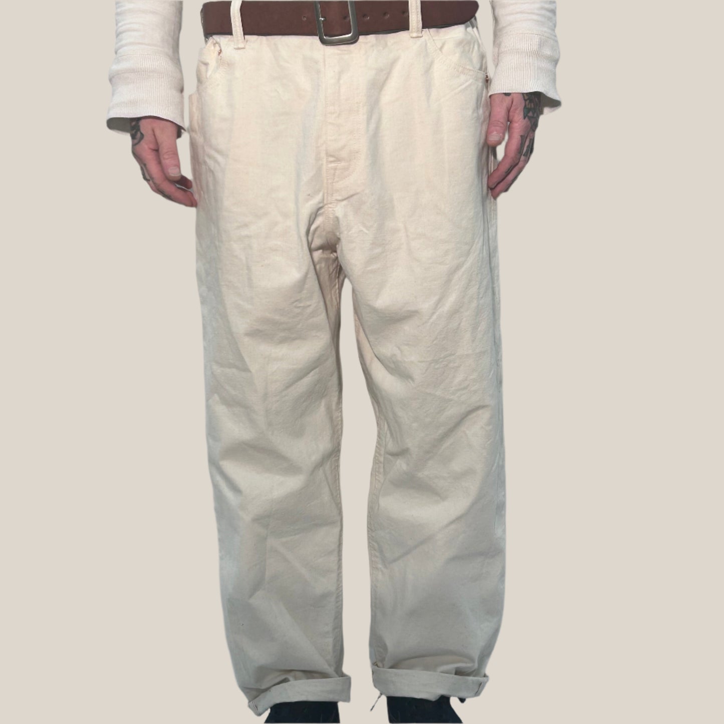 5 Pocket Easy Pant - Ecru