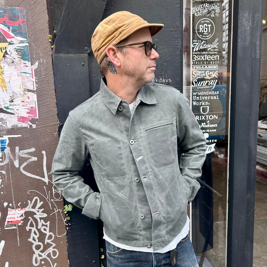 Ridgeline Waxed Cotton Jacket - Grey