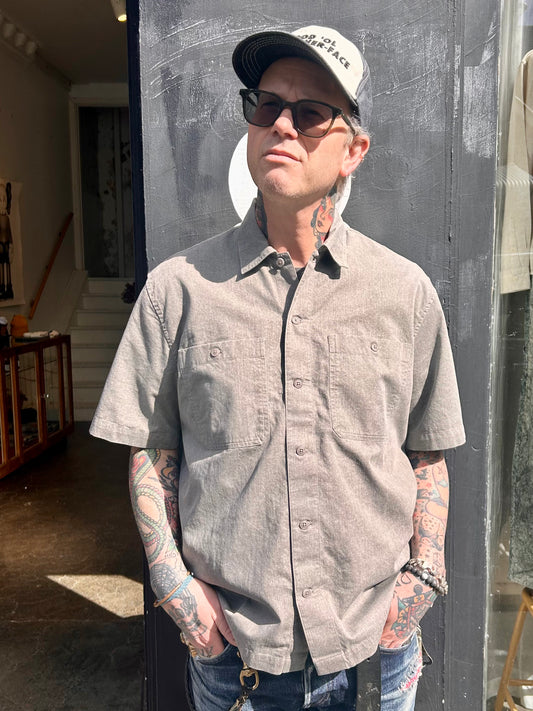 Short Sleeve Workshirt - Charcoal