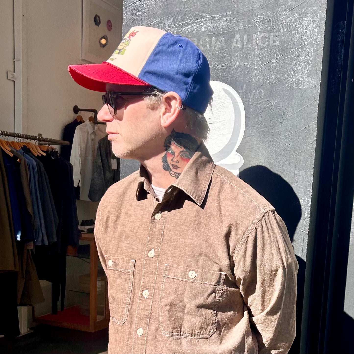 Utility Shirt - Brown Chambray