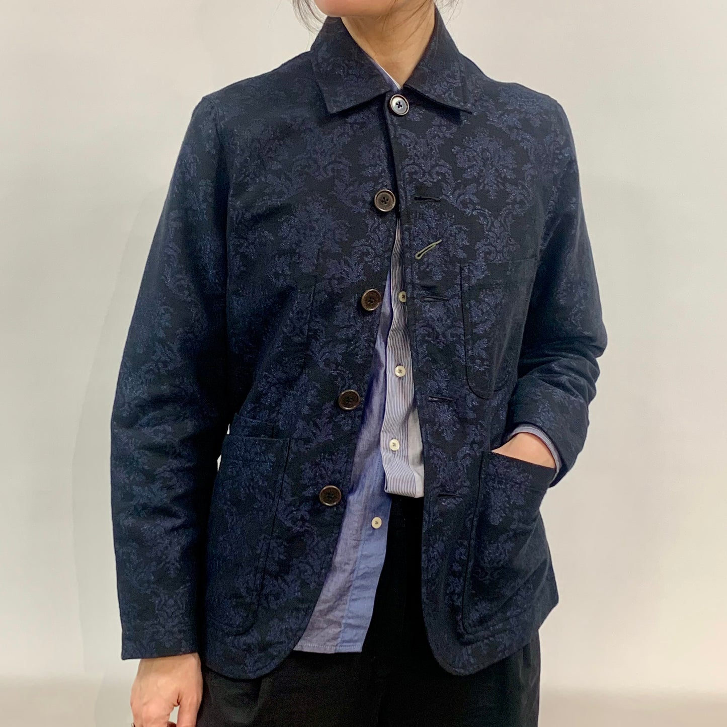 Bakers C Jacket - Starry Night Cot Mix Black SIZE S ONLY