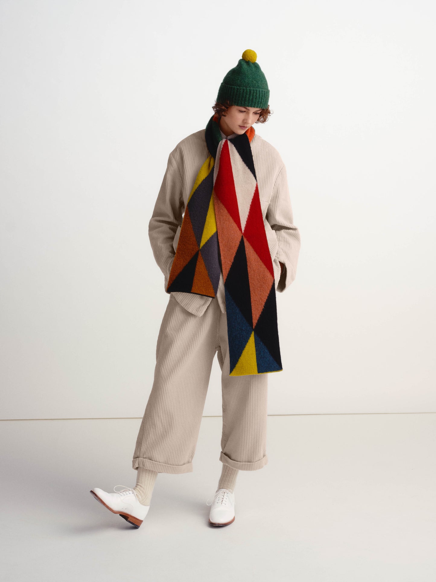 Brushed Triangles Scarf