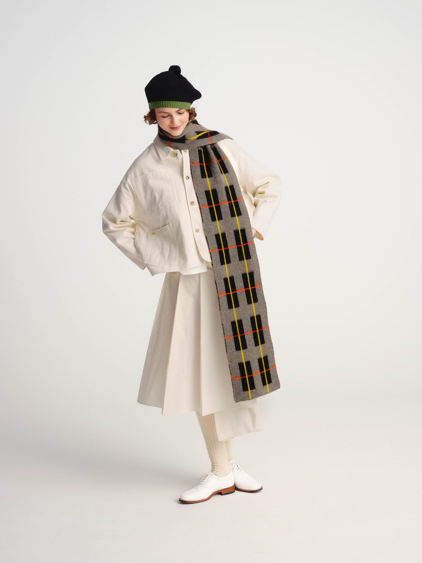 Brushed Tartan Scarf