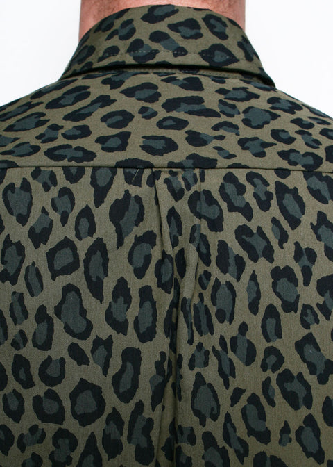 Cheetah Camo Oxford Shirt