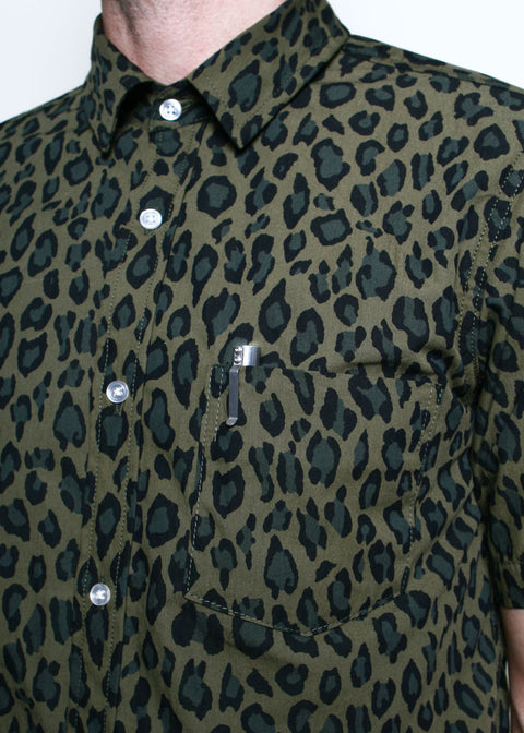 Cheetah Camo Oxford Shirt