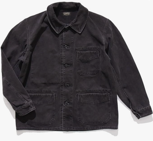 French Work Jacket - Black