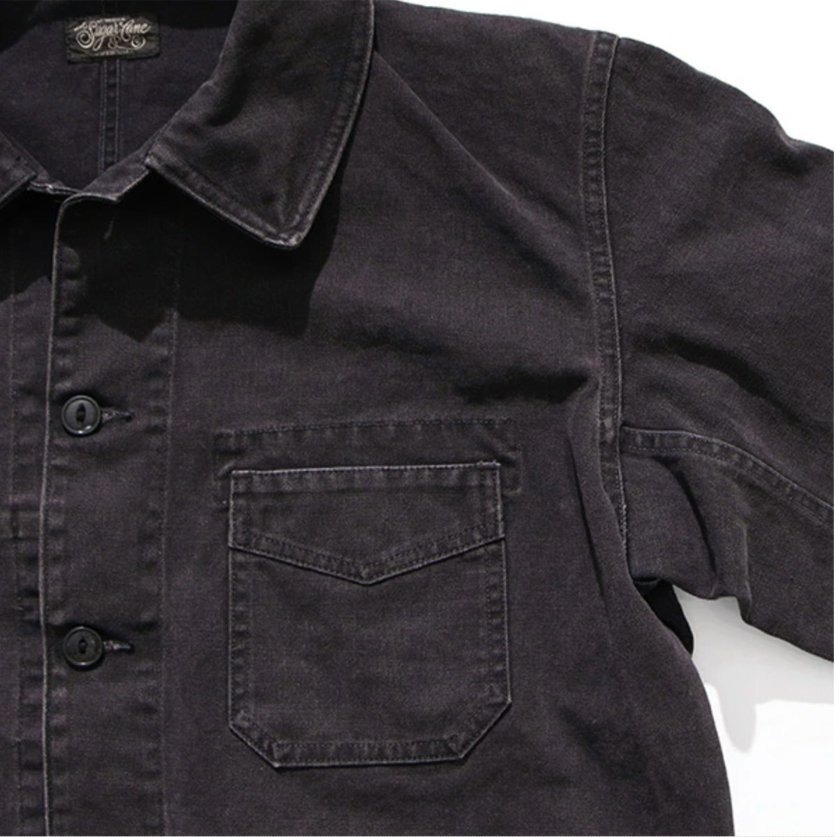 French Work Jacket - Black