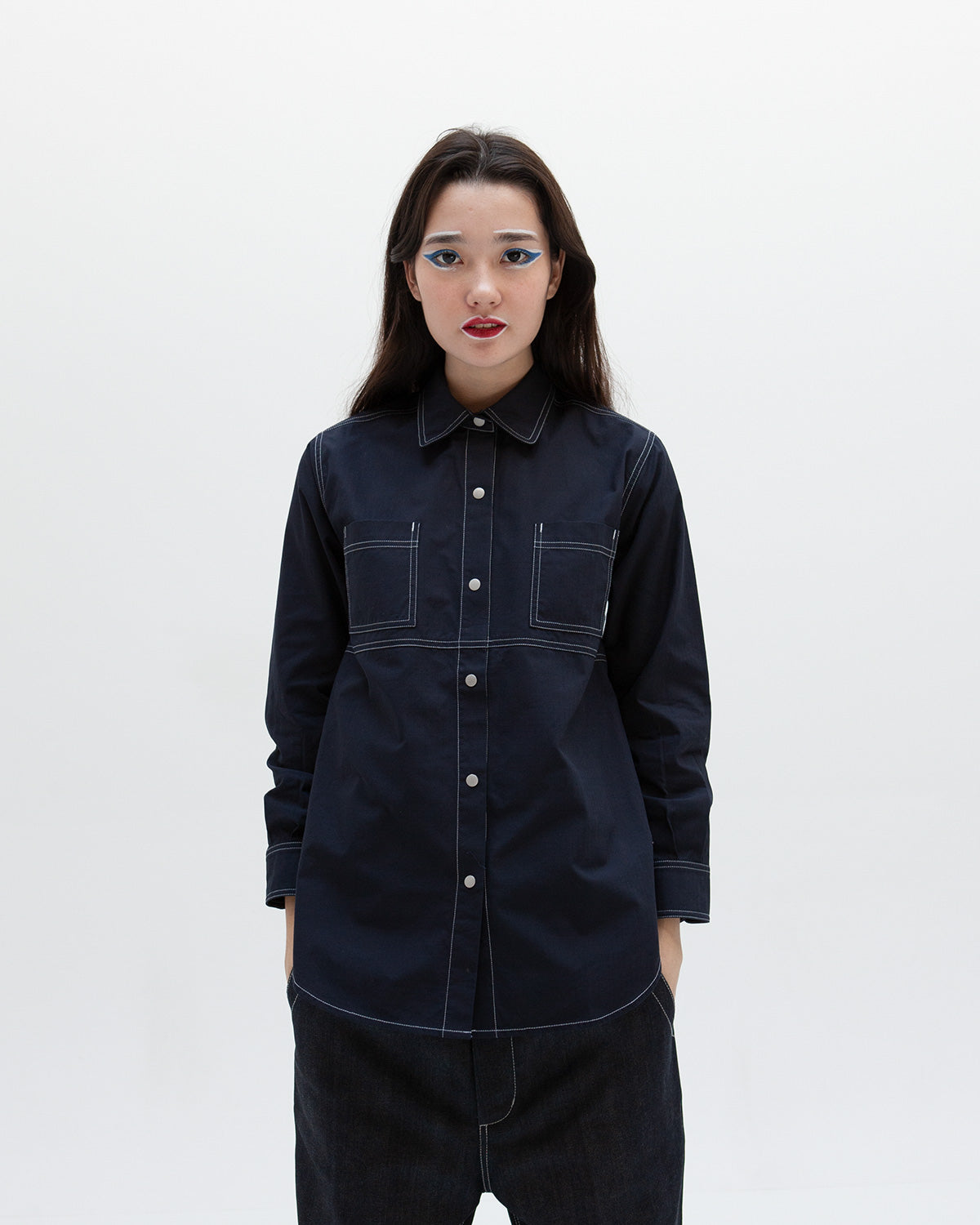 Crew Shirt - Indigo