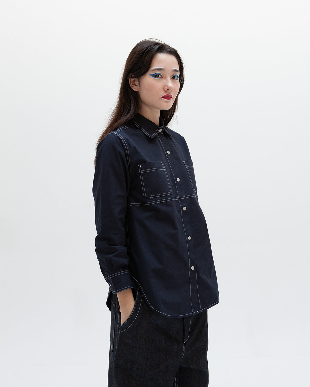 Crew Shirt - Indigo