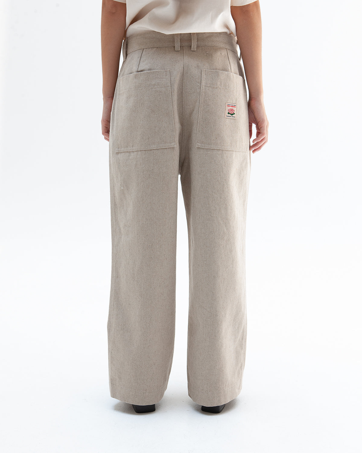 Work Jean - unbleached cotton/linen blend