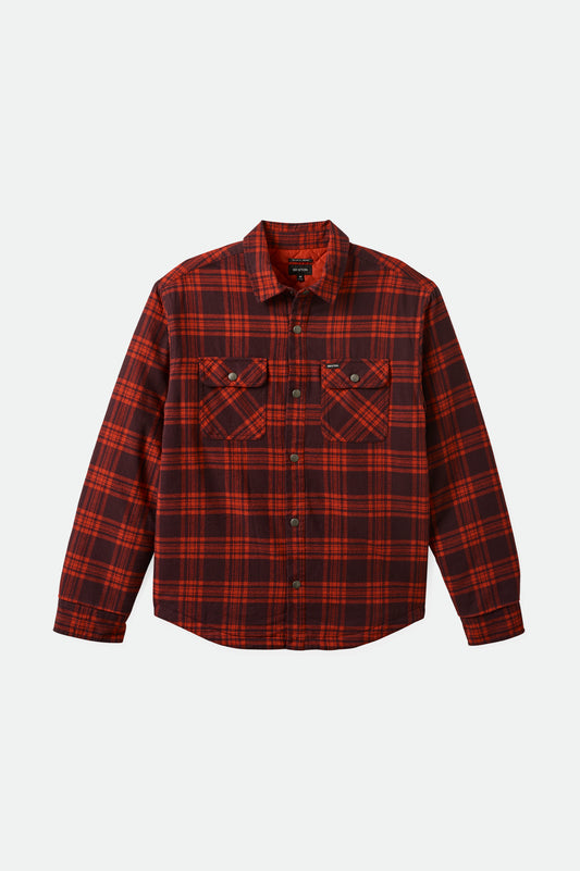 Bowery Quilted Flannel - Red
