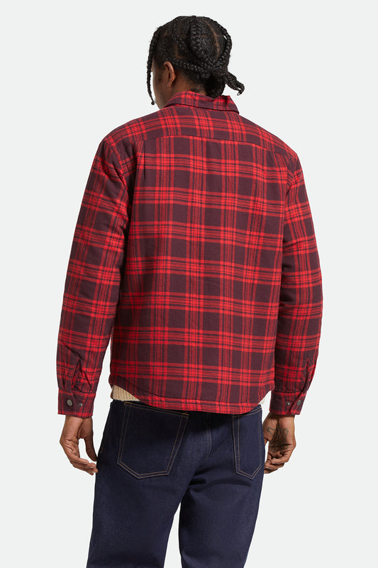 Bowery Quilted Flannel - Red
