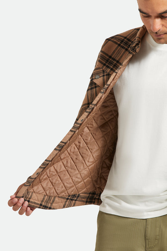 Bowery Quilted Flannel - Woodsmoke