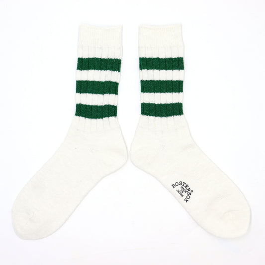 Boston Sport Socks - Green Stripe
