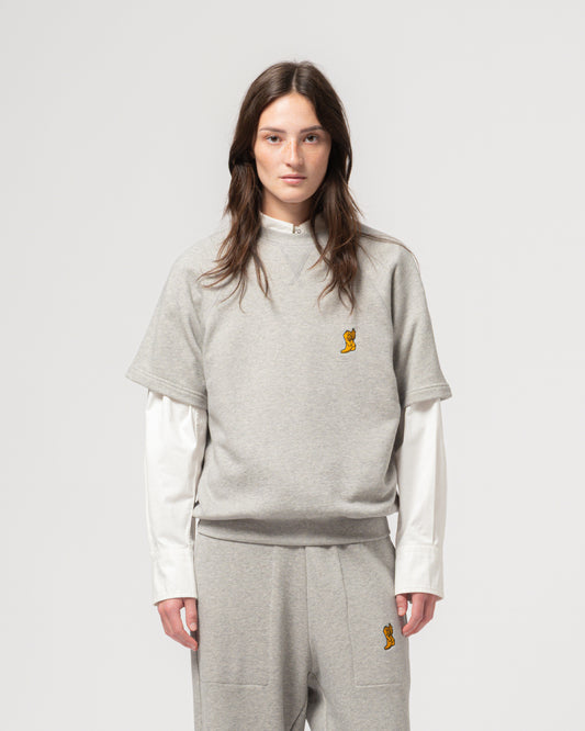 Rocky half sweat - grey marle