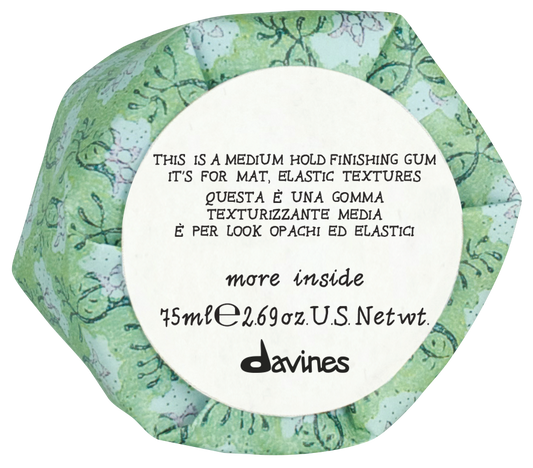 Medium hold finishing gum