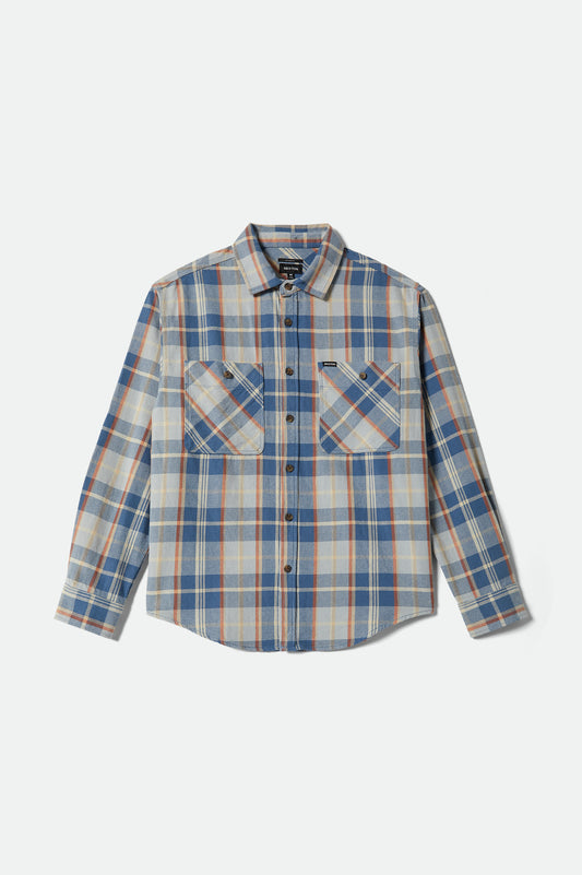 Vintage Wash Flannel - Blue