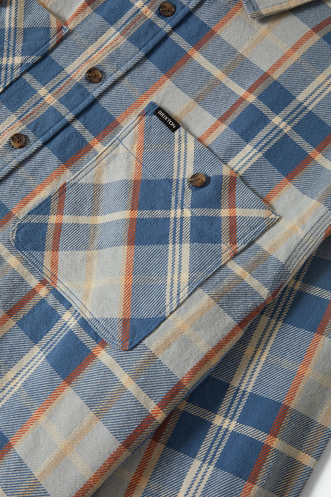 Vintage Wash Flannel - Blue