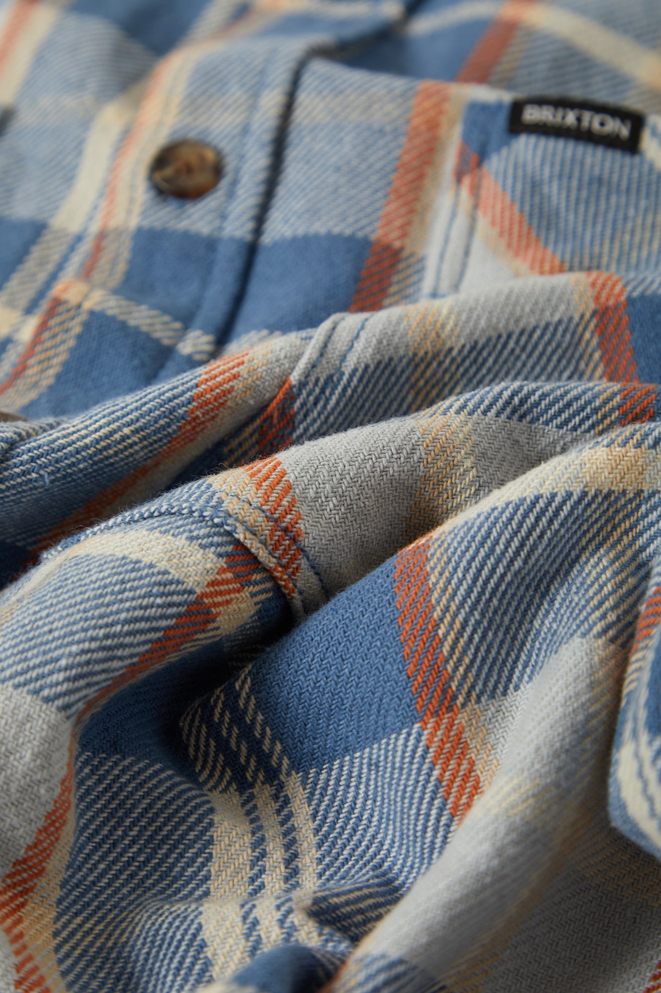 Vintage Wash Flannel - Blue
