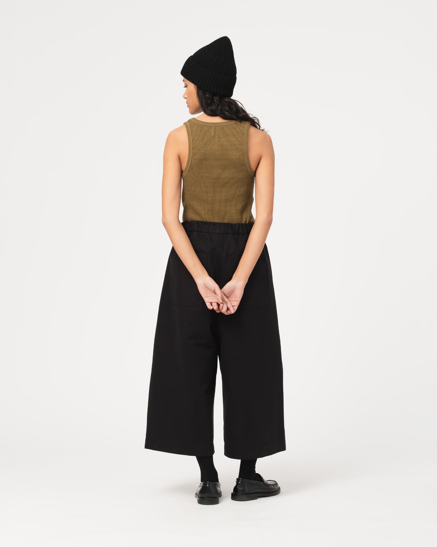 Military Rib Singlet - Olive