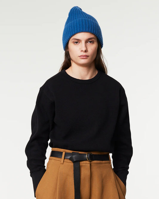 Thermo LS waffle jersey - black