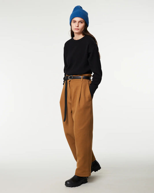 Thermo LS waffle jersey - black