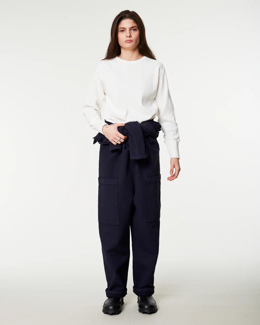 Thermo LS waffle jersey - white