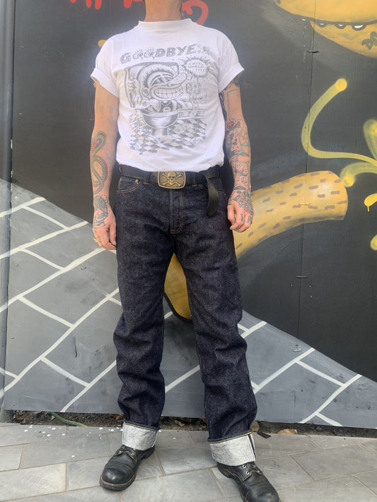 15oz, indigo japanese selvedge denim, menswear, wellington