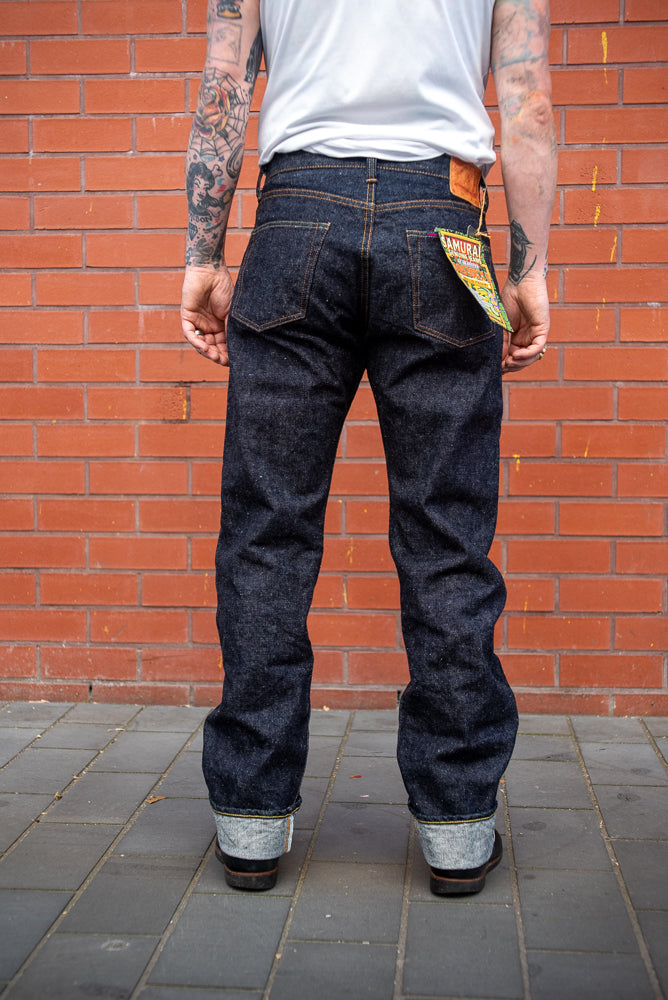 15oz, indigo japanese selvedge denim,