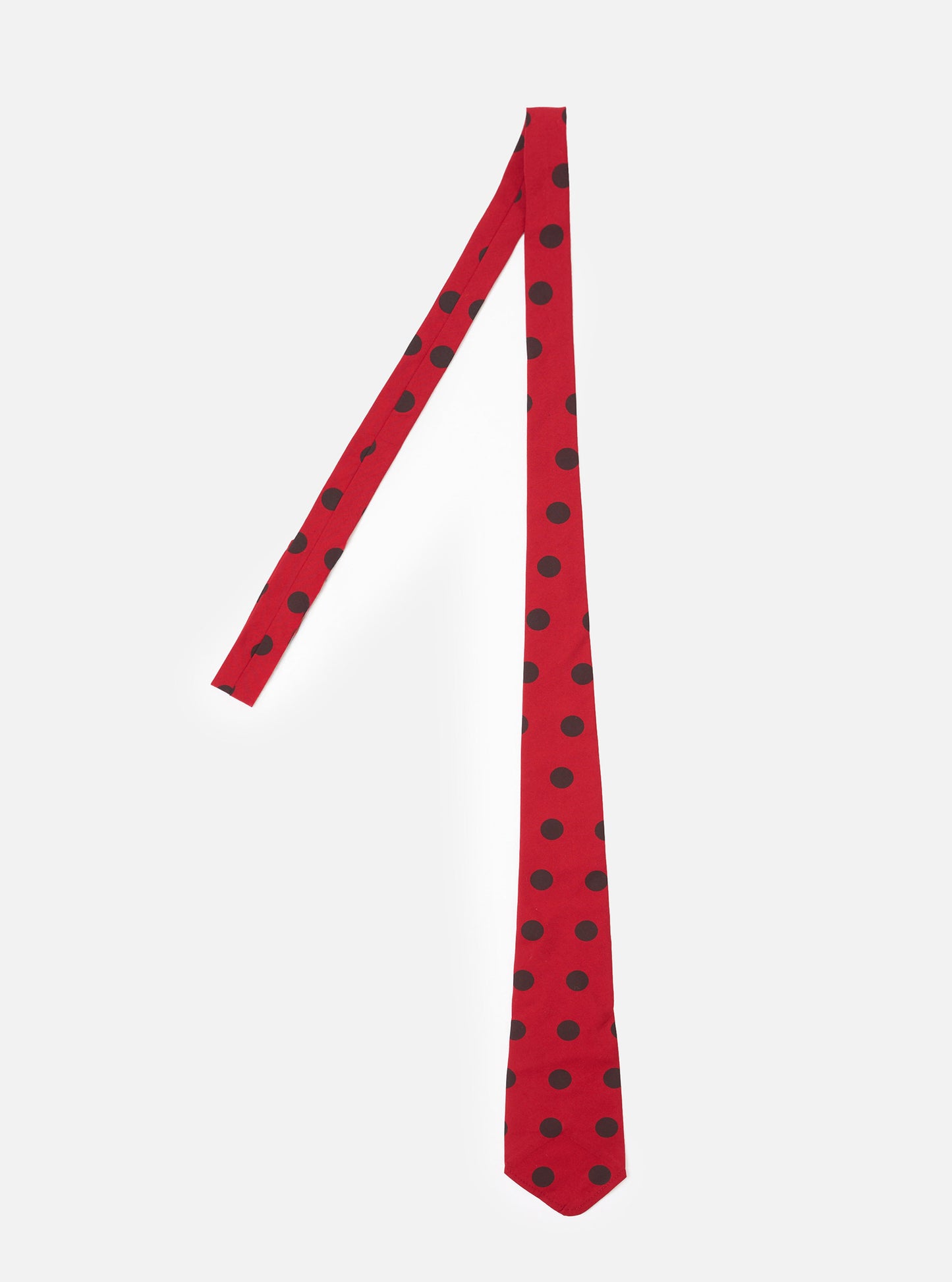 Red/Black Bold Dot Tie