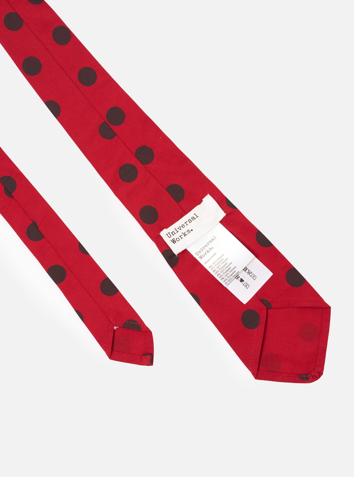 Red/Black Bold Dot Tie