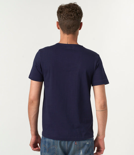 Classic Fit Loopwheeled T-Shirt - 215 Ink Blue