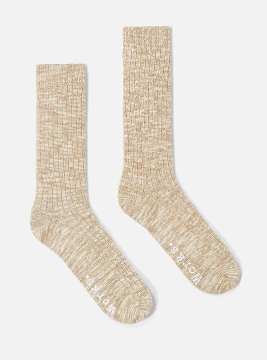 Slub Socks Sand