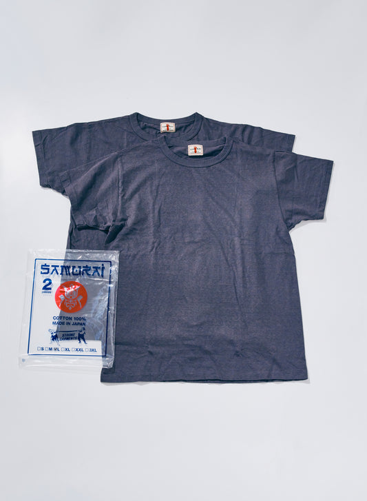 Samurai Two Pack Tees - Charcoal