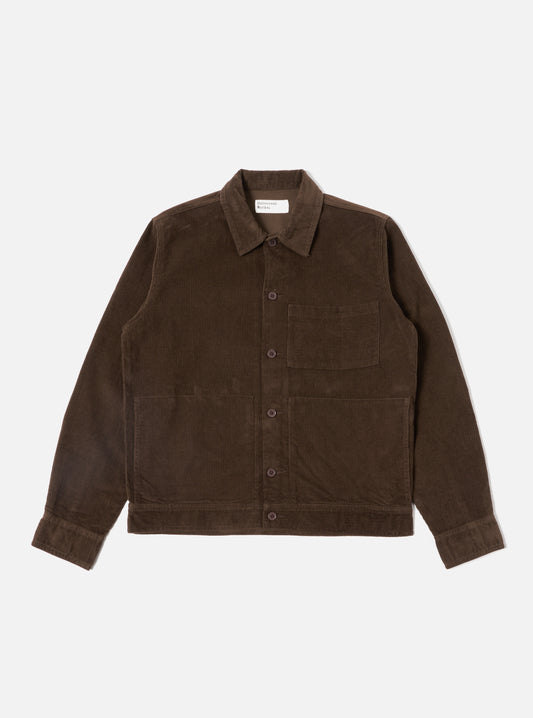 Uniform Jacket - Fine Cord Brown