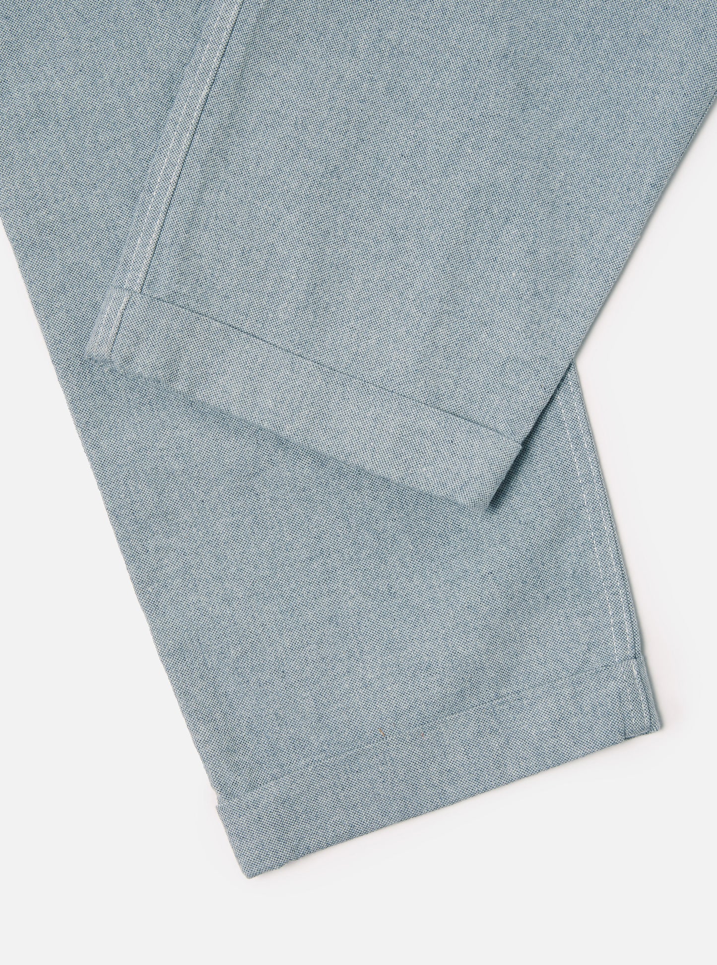 Super chino  indigo reworked jean cloth